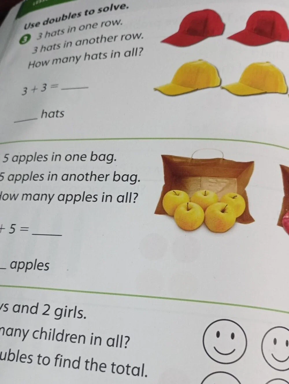 Mathematics Workbook - Red/Cream Cover (Grade 1, Volume 1)